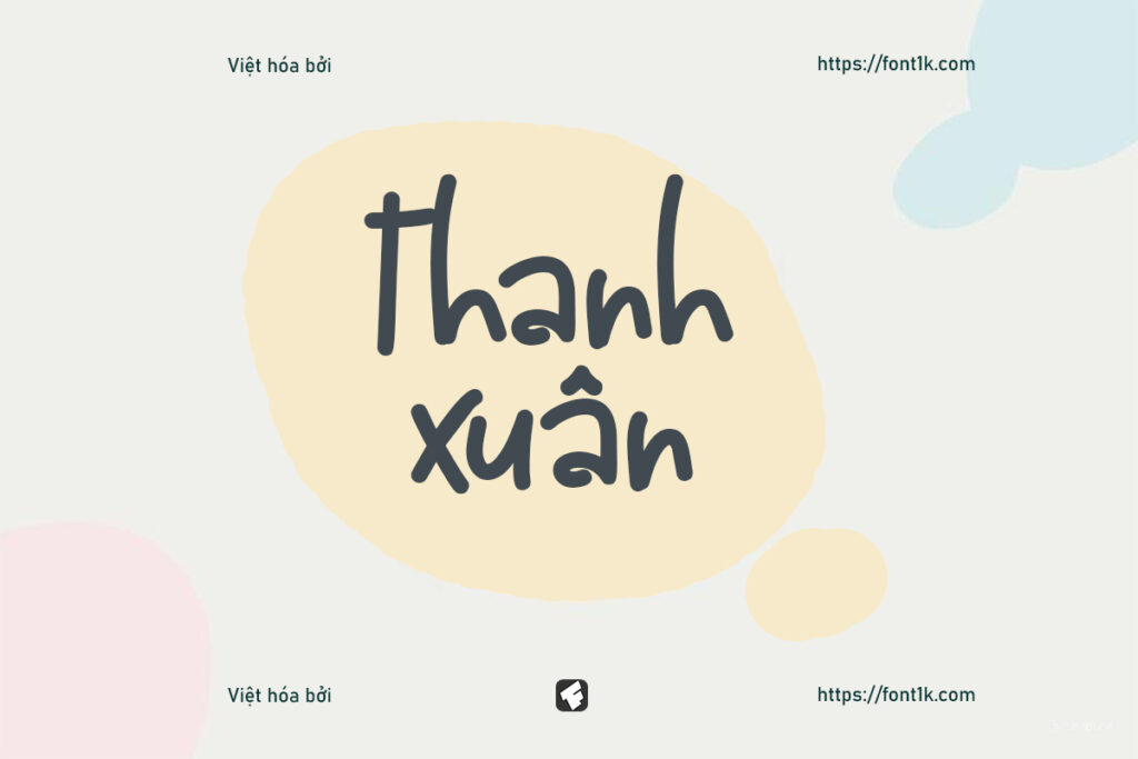 Font việt hóa cute Awesome Quote