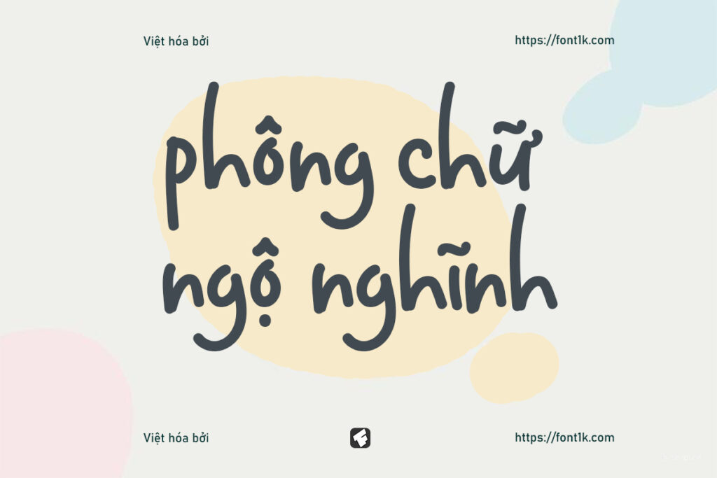 Font việt hóa awesome quote