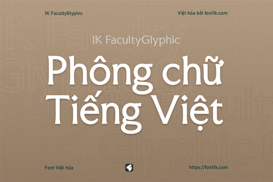 Tiêu đề phông chữ tiếng Việt